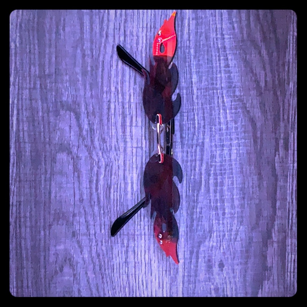 Unisex flame sunglasses